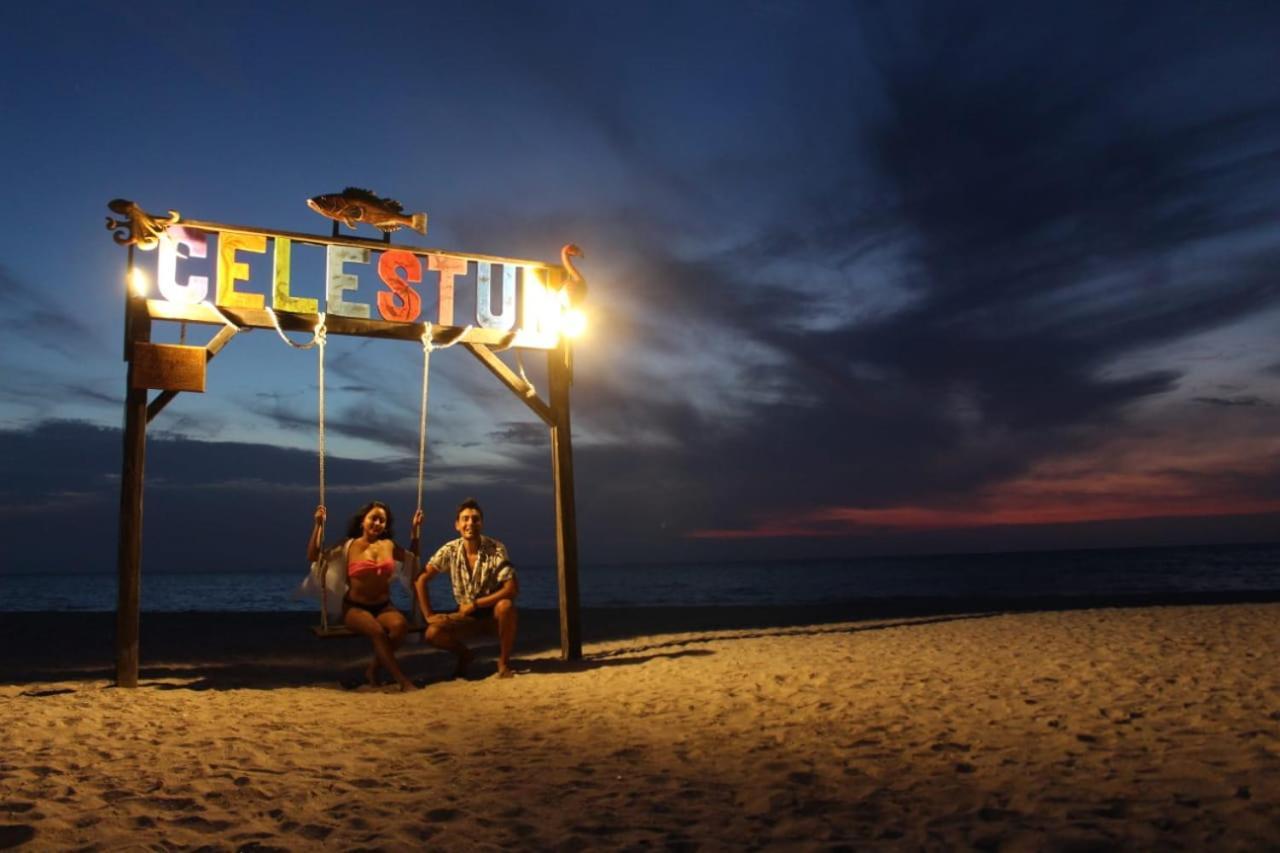Cabanas Camping Ria Celestun Luaran gambar