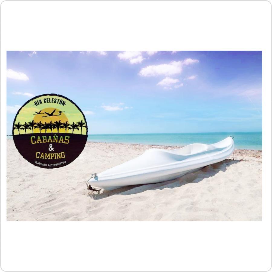 Cabanas Camping Ria Celestun Luaran gambar