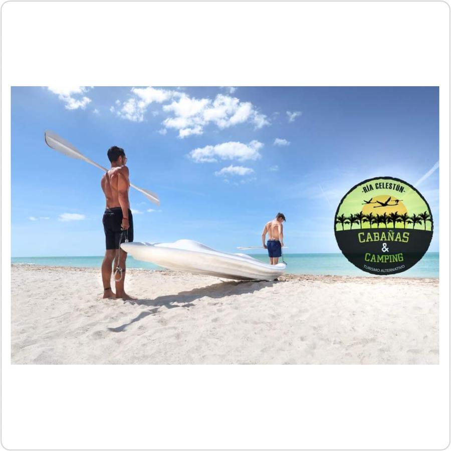 Cabanas Camping Ria Celestun Luaran gambar