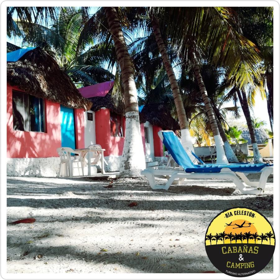 Cabanas Camping Ria Celestun Luaran gambar
